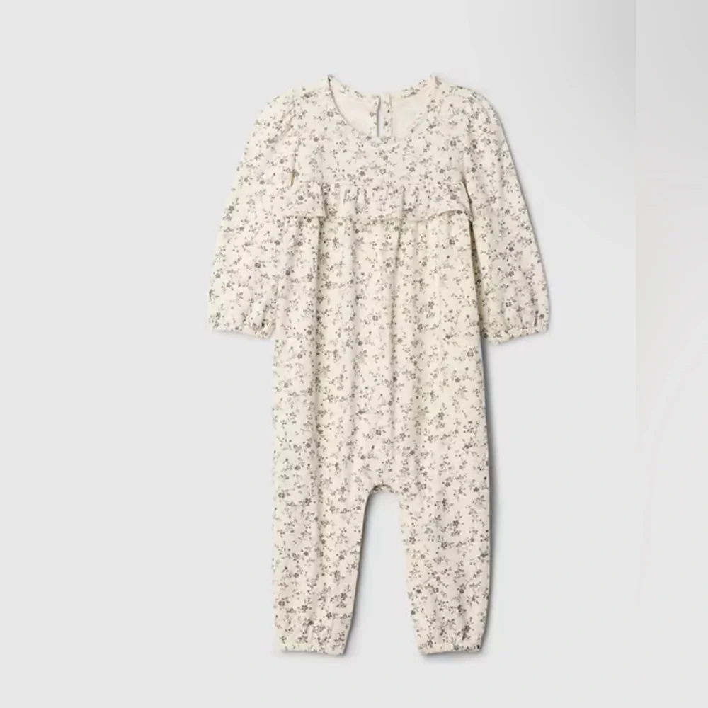 GAP Ivory Floral Kids Footie